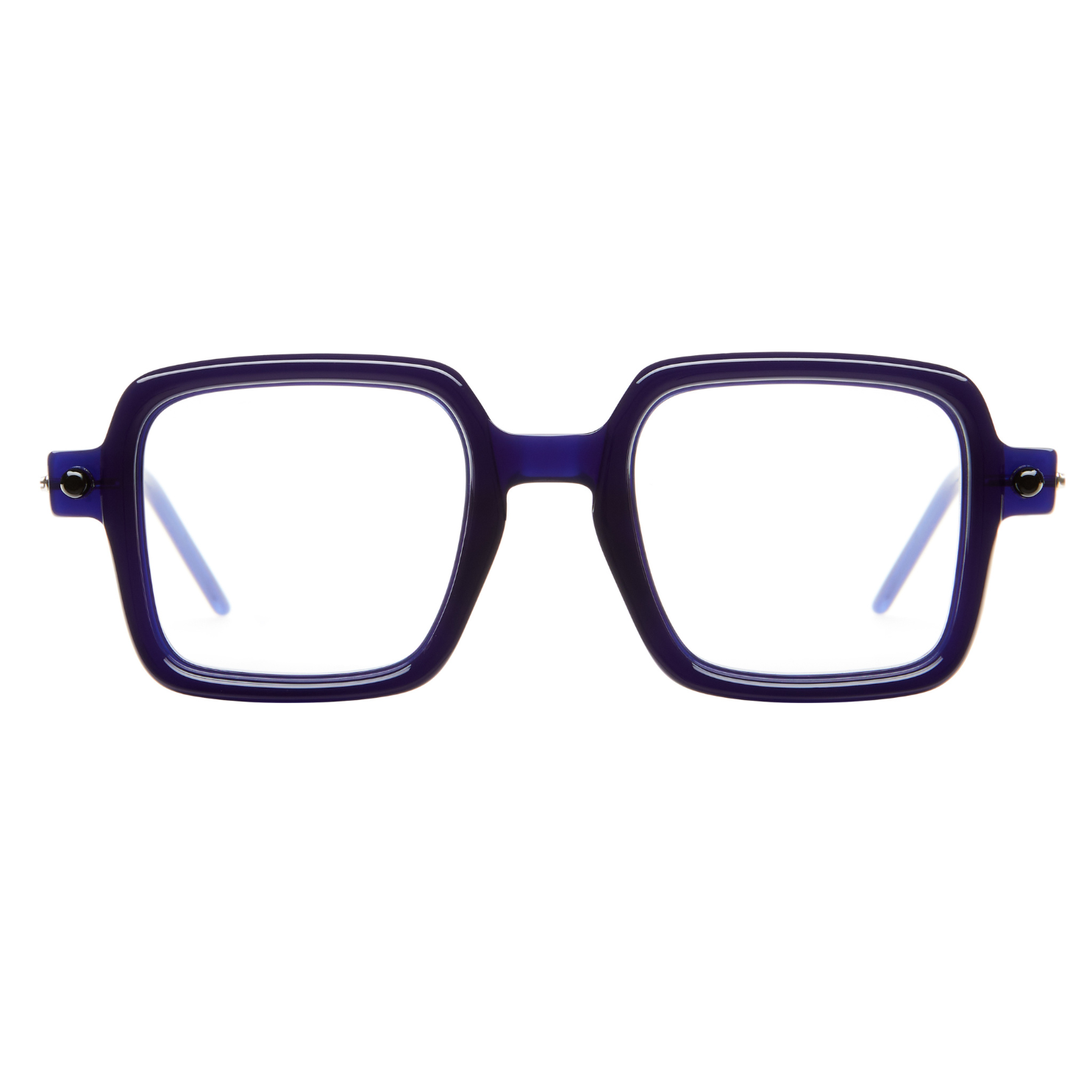 小物 kuboraum Mask P2 black Kuboraum P2 BM YH Black Matt Yellow Optical Frame - eye-oo.com