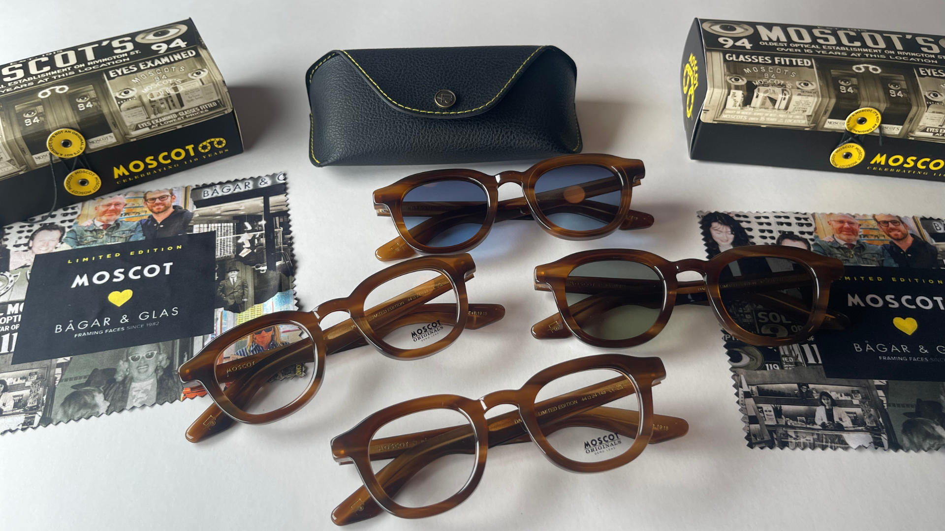 Moscot för Bågar & Glas – Vår exklusiva Dahven, din chans att bära historia.