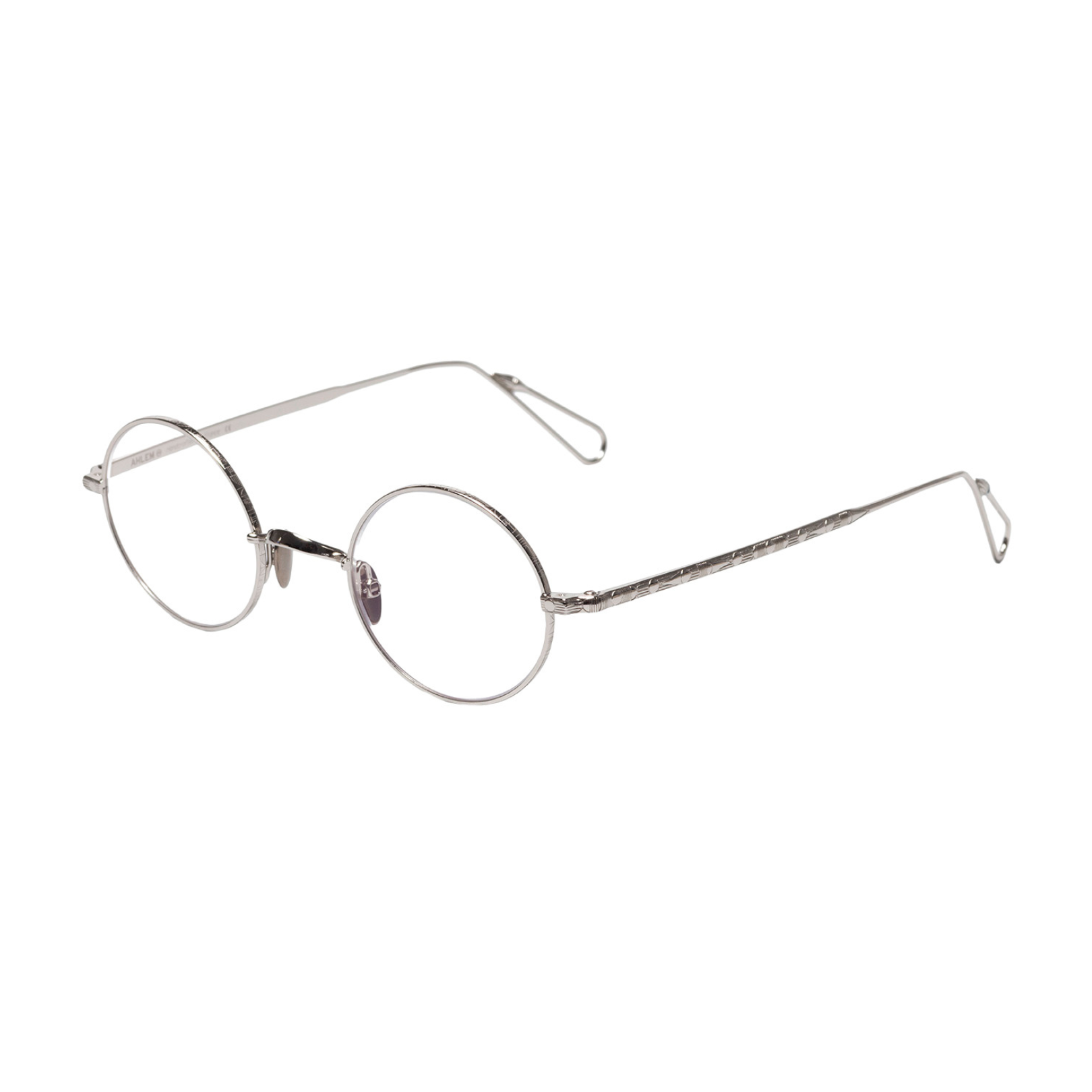 AHLEM シルバー ラウンドメガネcoluche（white gold） Ahlem - Coluche