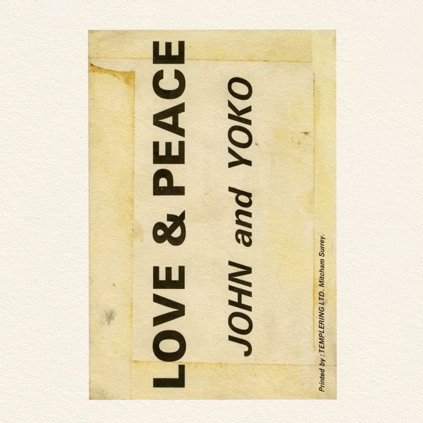 Jacques Marie Mage - John & Yoko, Dr Dream Sun