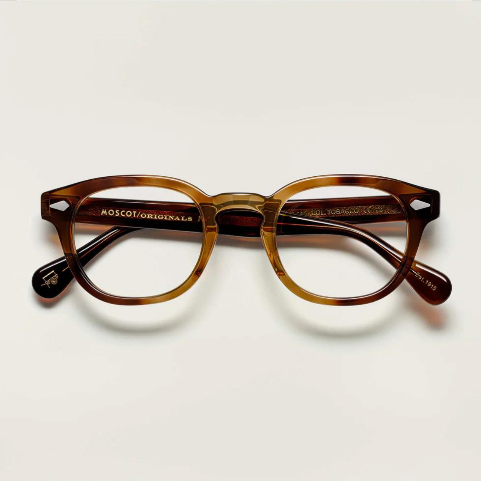 moscot lemtosh tobacco MONOCHROME Hyman Moscot LEMTOSH MONOCHROME | Tinted Glasses