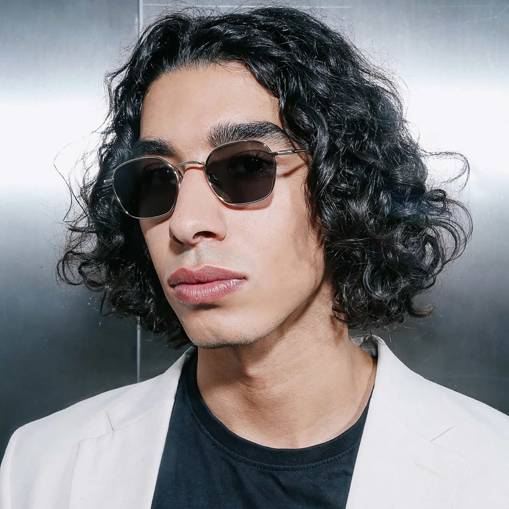 【PETER AND MAY】THE WAY SUN SILVER Peter and May The Way Sun Antic Silver Storm Sunglasses