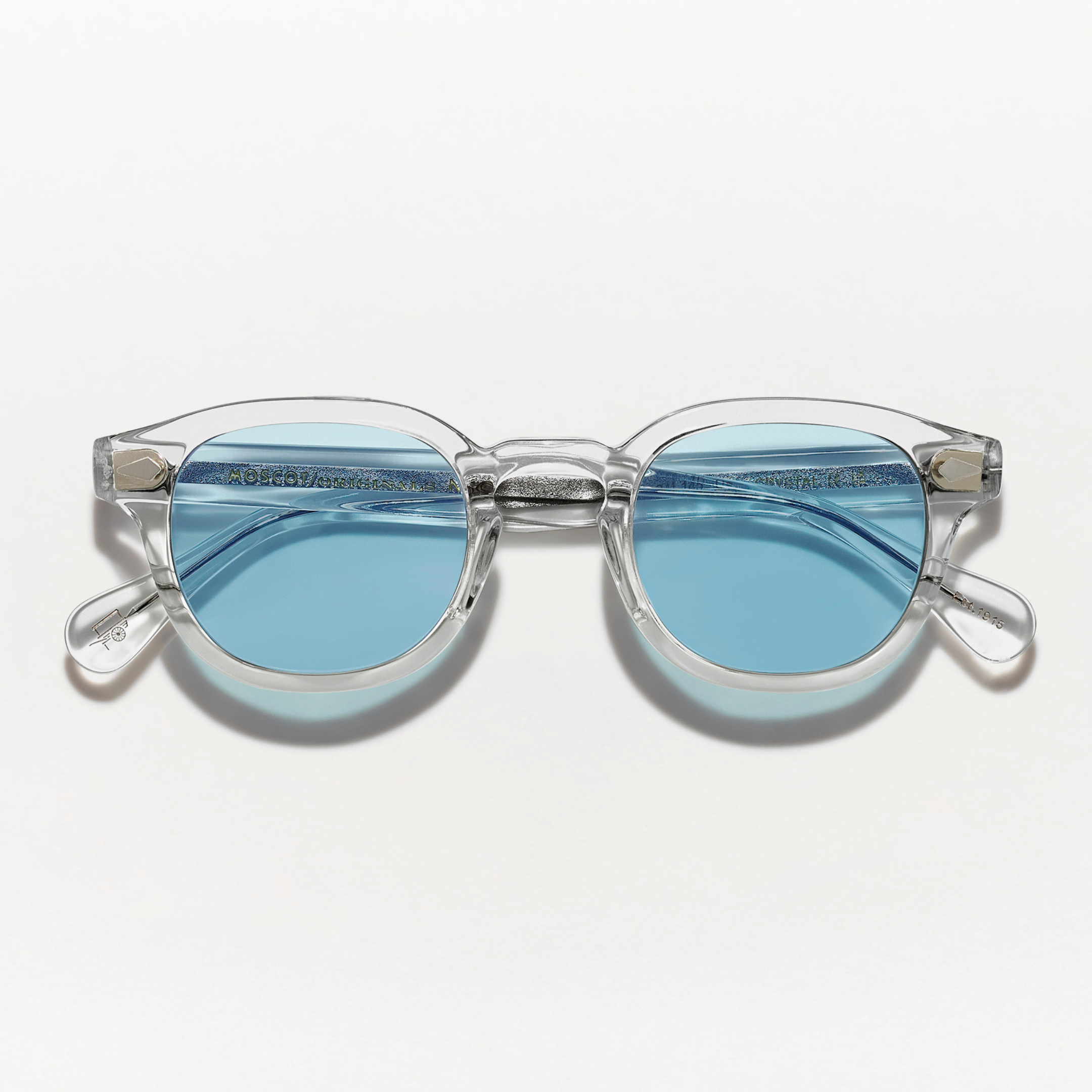 サングラス MOSCOT Moscot - LEMTOSH SUN - crystal blue lns LEMTOSH MONOCHROME INK | Tinted Glasses | MOSCOT